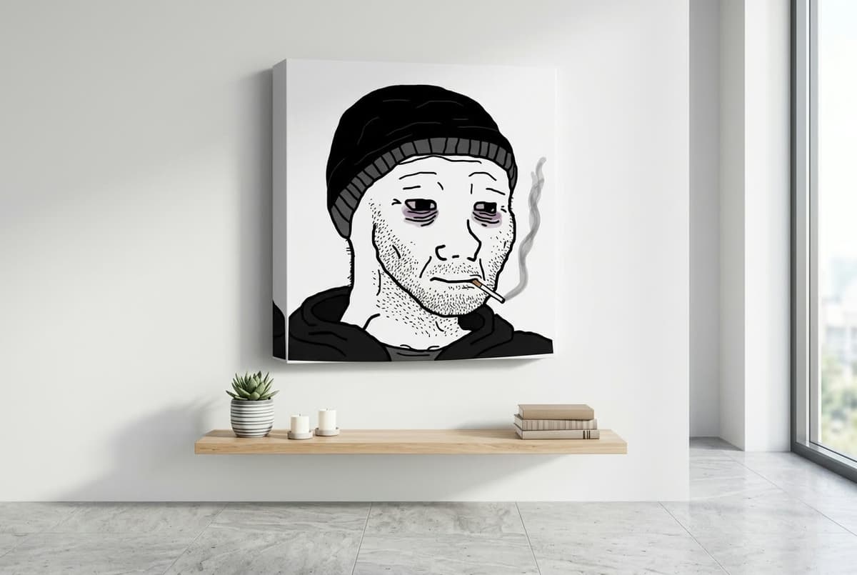 The Doomer canvas mockup