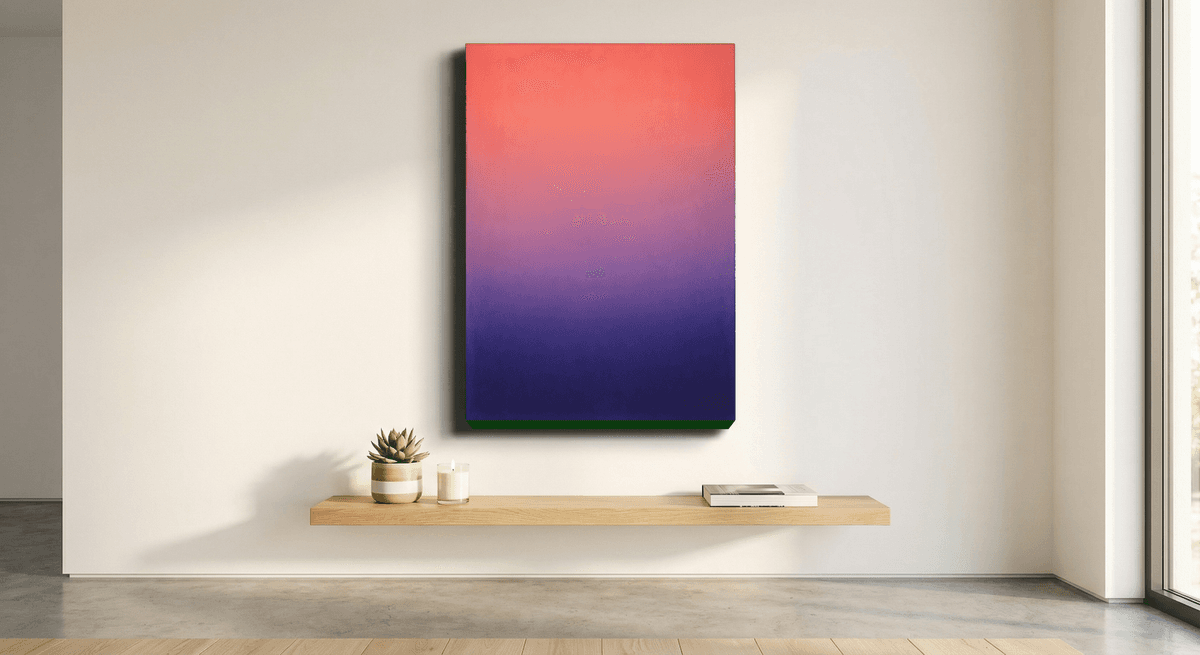 Dusk Gradient canvas mockup
