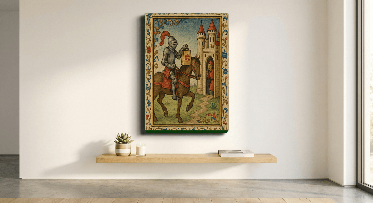 Ye Olde Delivery canvas mockup