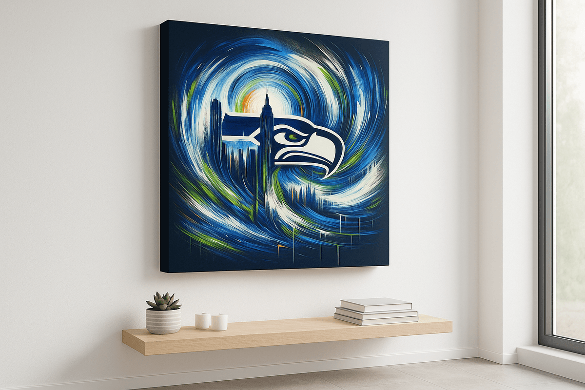 Energy Burst canvas mockup